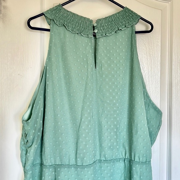 SHEIN - Mint Green Halter Dress - Picture 10 of 12